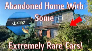 We Explore This Abandoned Home Completely Full With Some Extremely Rare Cars Outside!