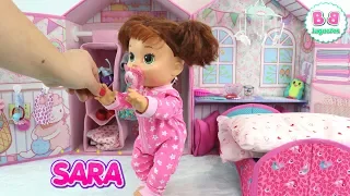 Muñeca Baby Alive Sara en su Rutina de Mañana BB Juguetes