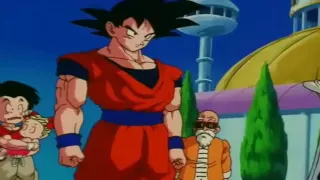 Goku les dice a Milk, Bulma, y a los demás que Gohan y Vegeta murieron [Audio Latino]