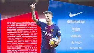 Philippe Coutinho's presentation with Barcelona