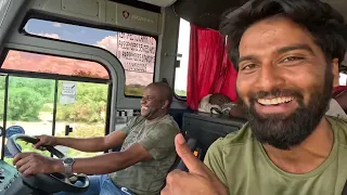LONG BUS JOURNEY IN AFRICAN BUS | INDIAN IN ZIMBABWE 🇿🇼 |