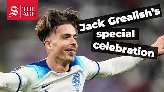 Jack Grealish's special celebration message at FIFA World Cup 2022