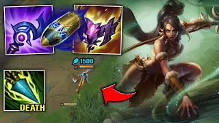 NIDALEE BUT I'M SUPPORT AND CHUCK DEADLY SPEARS ALL GAME (BETTER DODGE THEM!)