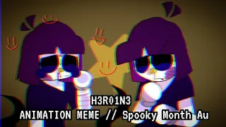 [TW ; BLOOD, ABUSE] H3RO1N3 || Animation meme [Spooky Month Au]