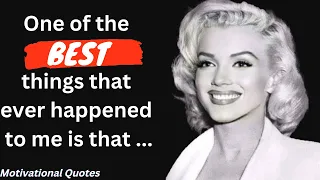 Marilyn Monroe best inspirational quotes