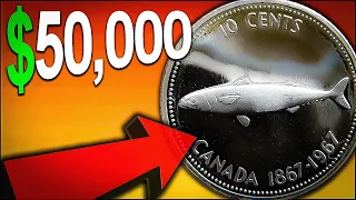 1967 Dime Worth "BIG MONEY" - Most Valuable Canadian Coins in Your Pocket Change!