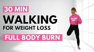 🔥30 MIN TABATA WALKING WORKOUT🔥STEADY STATE CARDIO for WEIGHT LOSS🔥ALL STANDING🔥KNEE FRIENDLY🔥