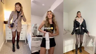 get ready with me tik tok compilation | outfit edition