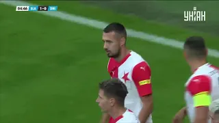 Славія – Дніпро-1 – 1:0. Гол Івана Шранца. Ліга Європи УЄФА