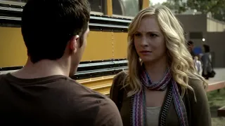 Tyler And Caroline Fight At School - The Vampire Diaries 2x08 Scene