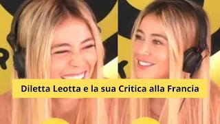 Diletta Leotta e la Sua Critica alla Francia