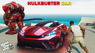 Franklin Stealing Hulkbuster Car in GTA 5 ! | Techerz