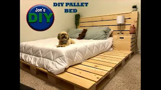 DIY Pallet Bed & Night Stand / Jon's DIY