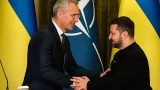Secretário-geral da NATO faz visita surpresa a Kiev