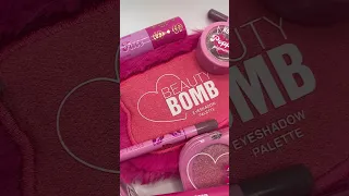 Новая палетка Romcore от Beauty Bomb свотчи🔥#бюджетнаякосметика #beautybomb #shorts