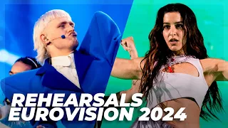 Eurovision 2024 - Semi Final 2 - First Rehearsals - My Top 16