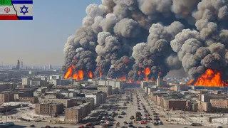 CITIES IN IRAN ARE BURNING! US Boeing B-52s have begun a massive bombing of downtown Tehran!