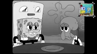 If SpongeBob was a Black & White Cartoon   SpongeBob  Reimagined
