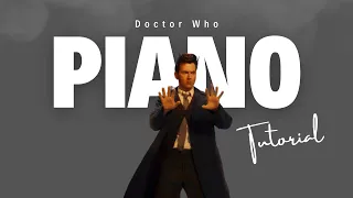 Doctor Who Theme Piano Tutorial with Free MIDI Download!