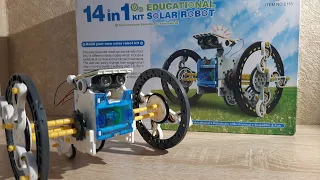 Solar Robot 14 in 1 - Робот-конструктор на солнечной батарее 14 в 1