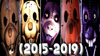 Evolution of Rat in FNAC 1, 2, 3, Remastered (2015 - 2019)