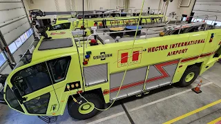 Hector International Airport Fire Department  🚒  Tour inside