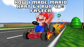 How I made Mario Kart 64 run 40% Faster!