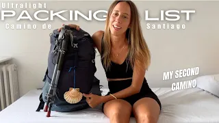Lightweight Packing List straight from the Camino de Santiago - second time advice!