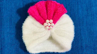 आसान तरीक़े से बनाए बच्चों के लिए टर्बन केप/Turban cap in easy step by step process.