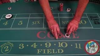 Craps - Press one unit - 6 and 8