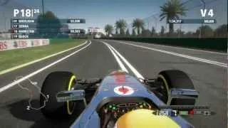 F1 2012 Perfect Lap Onboard Australia Melbourne