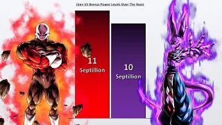 BEERUS vs JIREN Power Levels 🔥 (Dragon Ball Super Power Levels)