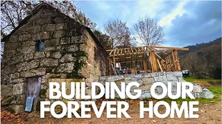 #06 - HOMESTEAD LIVING OFF THE GRID - RURAL HOUSE RENOVATION- BUILDING OFF THE GRID HOUSE 🇵🇹