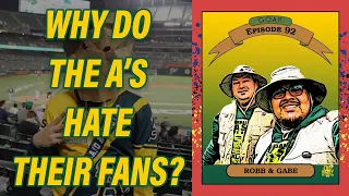 Why do the Oakland A's hate their own fans before moving to Las Vegas?
