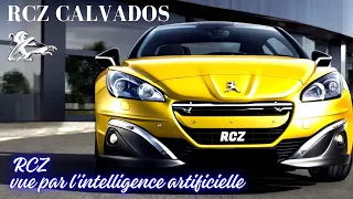 PEUGEOT RCZ REVISITEE PAR L'INTELLIGENCE ARTIFICIELLE 2024