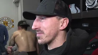 Brad Marchand on Playing without Patrice Bergeron | Bruins Interview