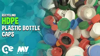 Recycling HDPE plastic bottle caps | SchoolCycled
