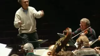 Claudio Abbado in rehearsal with the Berliner Philharmoniker