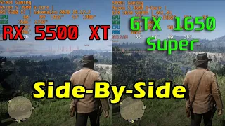 RX 5500 XT vs. GTX 1650 Super Side-by-Side Comparison