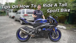 How To Ride A Tall Sportbike For Short Riders | Yamaha R6