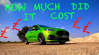 How Much Did It All Cost!!!! Ford Fiesta MK8.5 ST
