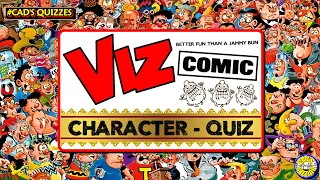 Viz Comic Quiz - PICTURE QUIZ - 35 CHARACTERS - Difficulty: MEDIUM - UK COMICS