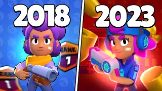 L'ÉVOLUTION de mon COMPTE BRAWL STARS (En 5 ans de jeu) - BRAWL STARS FR