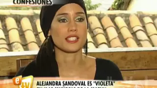 Alejandra Sandoval es la muñeca Violeta