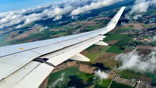 [4K] Awesome Paris Takeoff | Lufthansa | A320neo | CDG