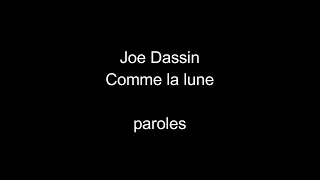 Joe Dassin-Comme la lune-paroles