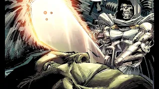 Doctor Doom Opens Hulk's Skull then Knocks Him Out Cold