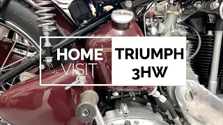 1944 Triumph 3HW 350cc Pre-War Single motorcycle - Part 2 of 2