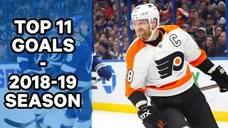 Top 11 Goals Of 2018-19 NHL Season