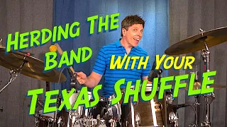 How To Play Texas Shuffle On Drums - double shuffle on drum set/how to do the backwards shuffle